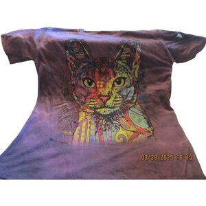 The Mountain T-Shirt  Women's Abyssinian Cat Medium